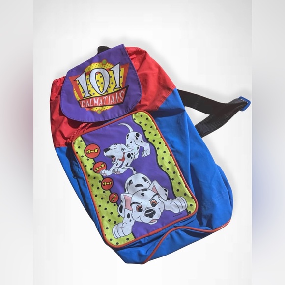 Disney Other - Vintage 90s 101 Dalmatians Crossbody Backpack
